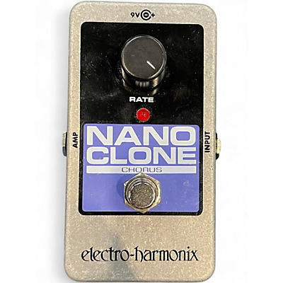 Used Electro-Harmonix Nano Clone Chorus Effect Pedal