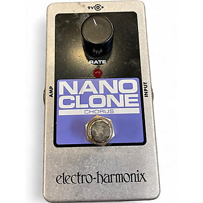 Used Electro-Harmonix Nano Clone Chorus Effect Pedal