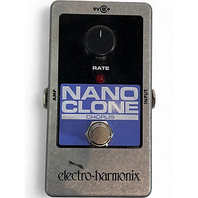 Used Electro-Harmonix Nano Clone Chorus Effect Pedal