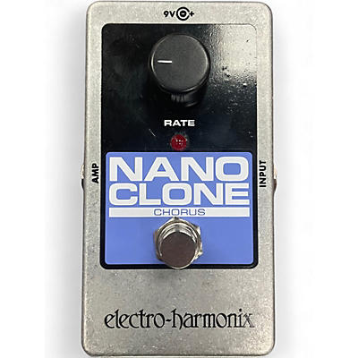Used Electro-Harmonix Nano Clone Chorus Effect Pedal