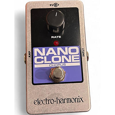 Used Electro-Harmonix Nano Clone Chorus Effect Pedal