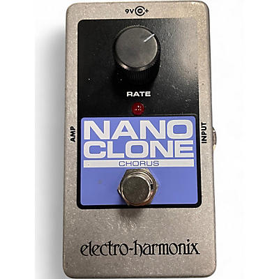 Used Electro-Harmonix Nano Clone Chorus Effect Pedal