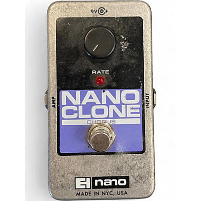 Used Electro-Harmonix Nano Clone Chorus Effect Pedal