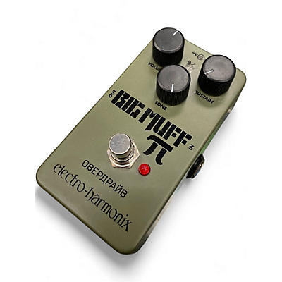 Used Electro-Harmonix Nano Green Russian Big Muff Effect Pedal