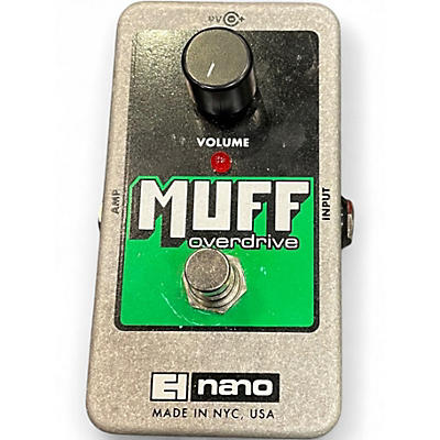 Used Electro-Harmonix Nano Muff Overdrive Effect Pedal