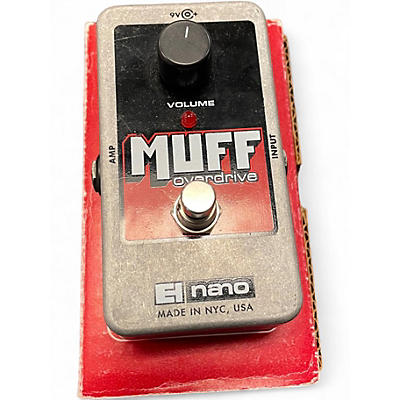 Used Electro-Harmonix Nano Muff Overdrive Effect Pedal
