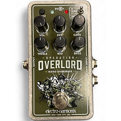 Used Electro-Harmonix Nano Operation Overdrive Effect Pedal