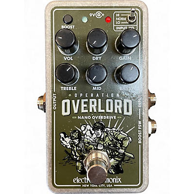 Used Electro-Harmonix Nano Operation Overlord Overdrive/Distortion Pedal Effect Pedal
