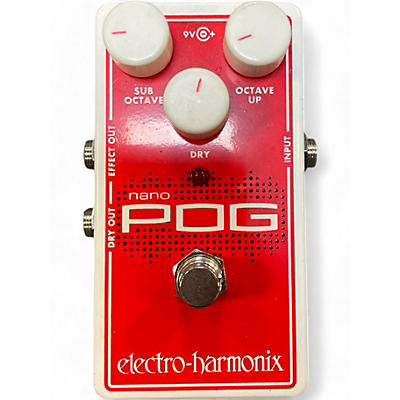 Used Electro-Harmonix Nano POG Polyphonic Octave Generator Effect Pedal