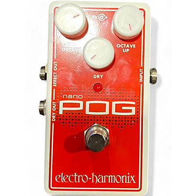 Used Electro-Harmonix Nano POG Polyphonic Octave Generator Effect Pedal