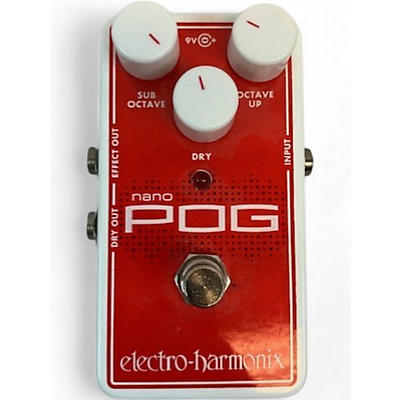 Used Electro-Harmonix Nano POG Polyphonic Octave Generator Effect Pedal