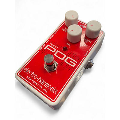 Used Electro-Harmonix Nano POG Polyphonic Octave Generator Effect Pedal