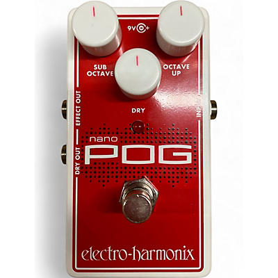 Used Electro-Harmonix Nano POG Polyphonic Octave Generator Effect Pedal