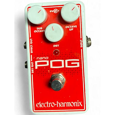 Used Electro-Harmonix Nano POG Polyphonic Octave Generator Effect Pedal