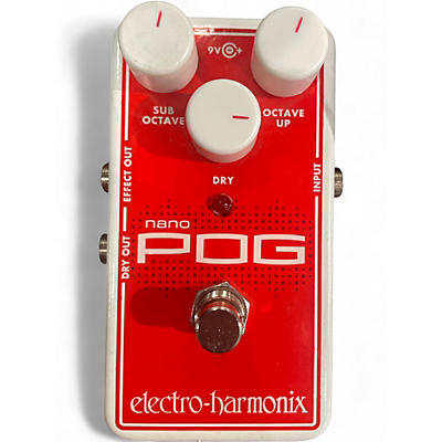 Used Electro-Harmonix Nano POG Polyphonic Octave Generator Effect Pedal