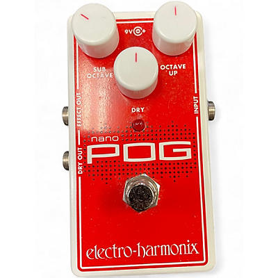 Used Electro-Harmonix Nano POG Polyphonic Octave Generator Effect Pedal