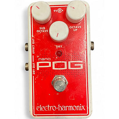 Used Electro-Harmonix Nano POG Polyphonic Octave Generator Effect Pedal