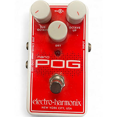 Used Electro-Harmonix Nano POG Polyphonic Octave Generator Effect Pedal
