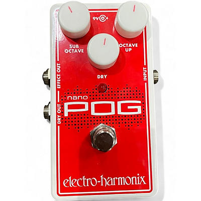 Used Electro-Harmonix Nano POG Polyphonic Octave Generator Effect Pedal