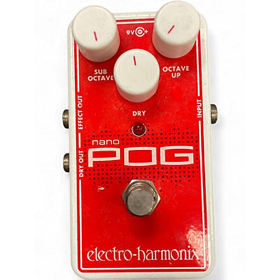 Used Electro-Harmonix Nano POG Polyphonic Octave Generator Effect Pedal