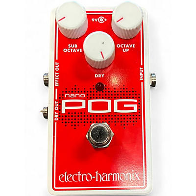 Used Electro-Harmonix Nano POG Polyphonic Octave Generator Effect Pedal