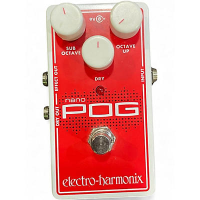 Used Electro-Harmonix Nano POG Polyphonic Octave Generator Effect Pedal