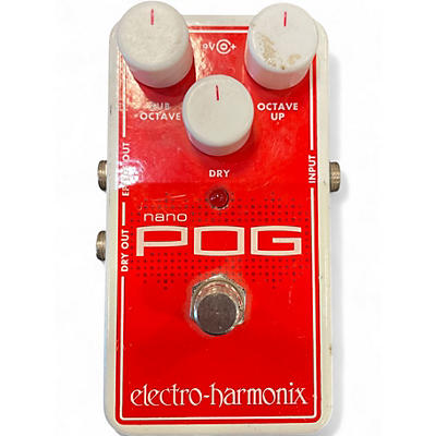 Used Electro-Harmonix Nano POG Polyphonic Octave Generator Effect Pedal