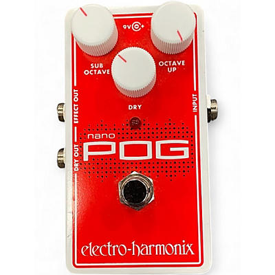 Used Electro-Harmonix Nano POG Polyphonic Octave Generator Effect Pedal