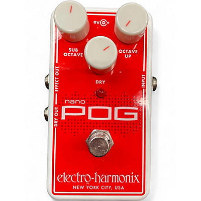 Used Electro-Harmonix Nano POG Polyphonic Octave Generator Effect Pedal