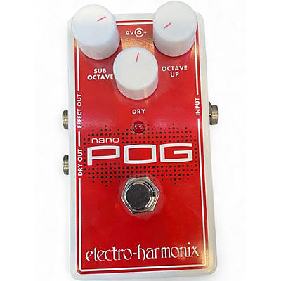 Used Electro-Harmonix Nano POG Polyphonic Octave Generator Effect Pedal