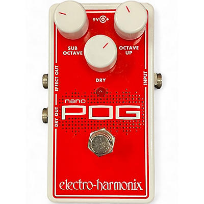 Used Electro-Harmonix Nano POG Polyphonic Octave Generator Effect Pedal