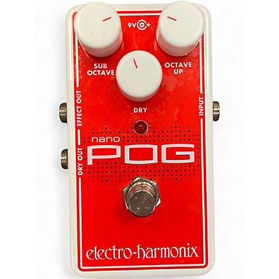 Used Electro-Harmonix Nano POG Polyphonic Octave Generator Effect Pedal