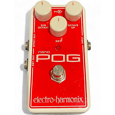 Used Electro-Harmonix Nano POG Polyphonic Octave Generator Effect Pedal