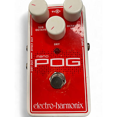 Used Electro-Harmonix Nano POG Polyphonic Octave Generator Effect Pedal