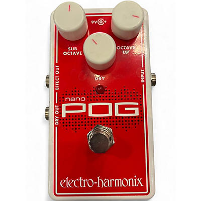 Used Electro-Harmonix Nano POG Polyphonic Octave Generator Effect Pedal