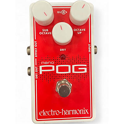 Used Electro-Harmonix Nano POG Polyphonic Octave Generator Effect Pedal
