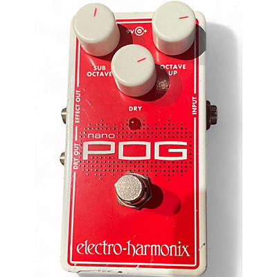 Used Electro-Harmonix Nano POG Polyphonic Octave Generator Effect Pedal