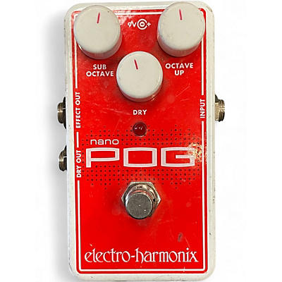 Used Electro-Harmonix Nano POG Polyphonic Octave Generator Effect Pedal