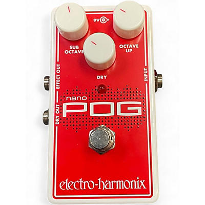 Used Electro-Harmonix Nano POG Polyphonic Octave Generator Effect Pedal
