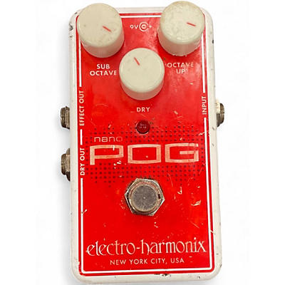 Used Electro-Harmonix Nano POG Polyphonic Octave Generator Effect Pedal