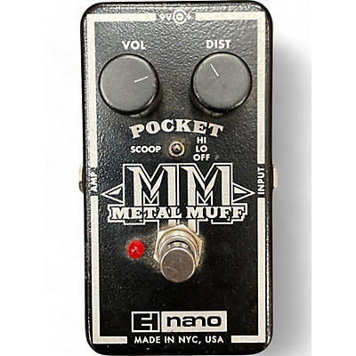 Used Electro-Harmonix Nano Pocket Metal Muff Distortion Effect Pedal