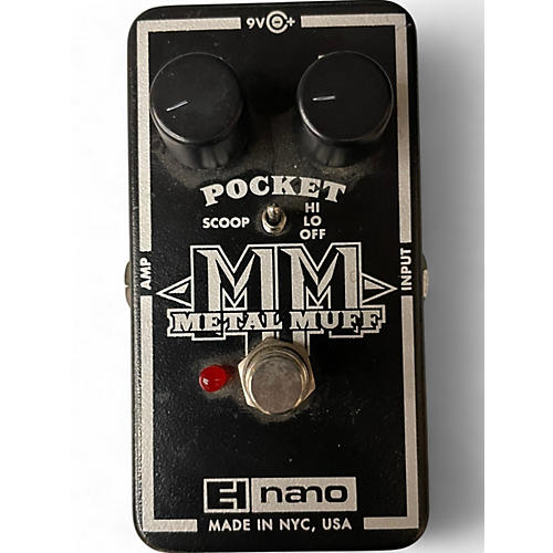 Used Electro-Harmonix Nano Pocket Metal Muff Distortion Effect Pedal