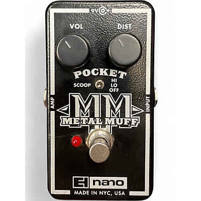 Used Electro-Harmonix Nano Pocket Metal Muff Distortion Effect Pedal