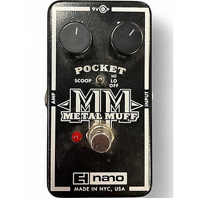 Used Electro-Harmonix Nano Pocket Metal Muff Distortion Effect Pedal