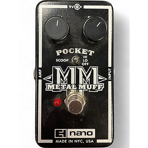 Used Electro-Harmonix Nano Pocket Metal Muff Distortion Effect Pedal
