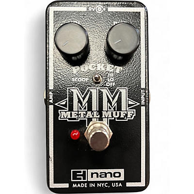 Used Electro-Harmonix Nano Pocket Metal Muff Distortion Effect Pedal
