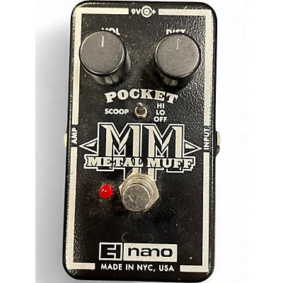 Used Electro-Harmonix Nano Pocket Metal Muff Distortion Effect Pedal