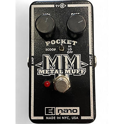 Used Electro-Harmonix Nano Pocket Metal Muff Distortion Effect Pedal