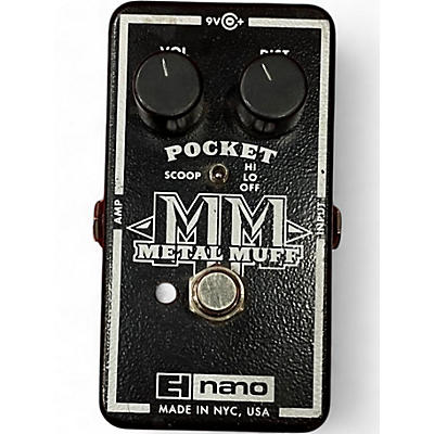 Used Electro-Harmonix Nano Pocket Metal Muff Distortion Effect Pedal