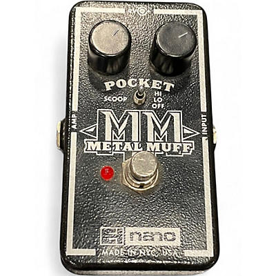 Used Electro-Harmonix Nano Pocket Metal Muff Distortion Effect Pedal